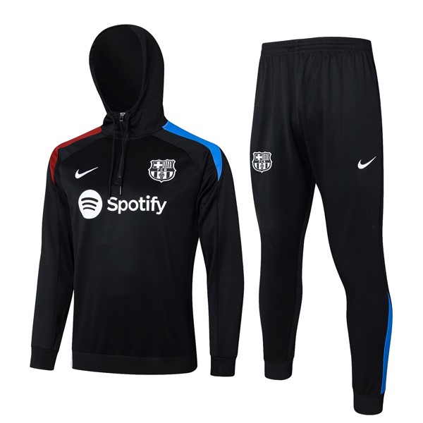 Sudadera Con Capucha Barcelona 2024 2025 Negro 3